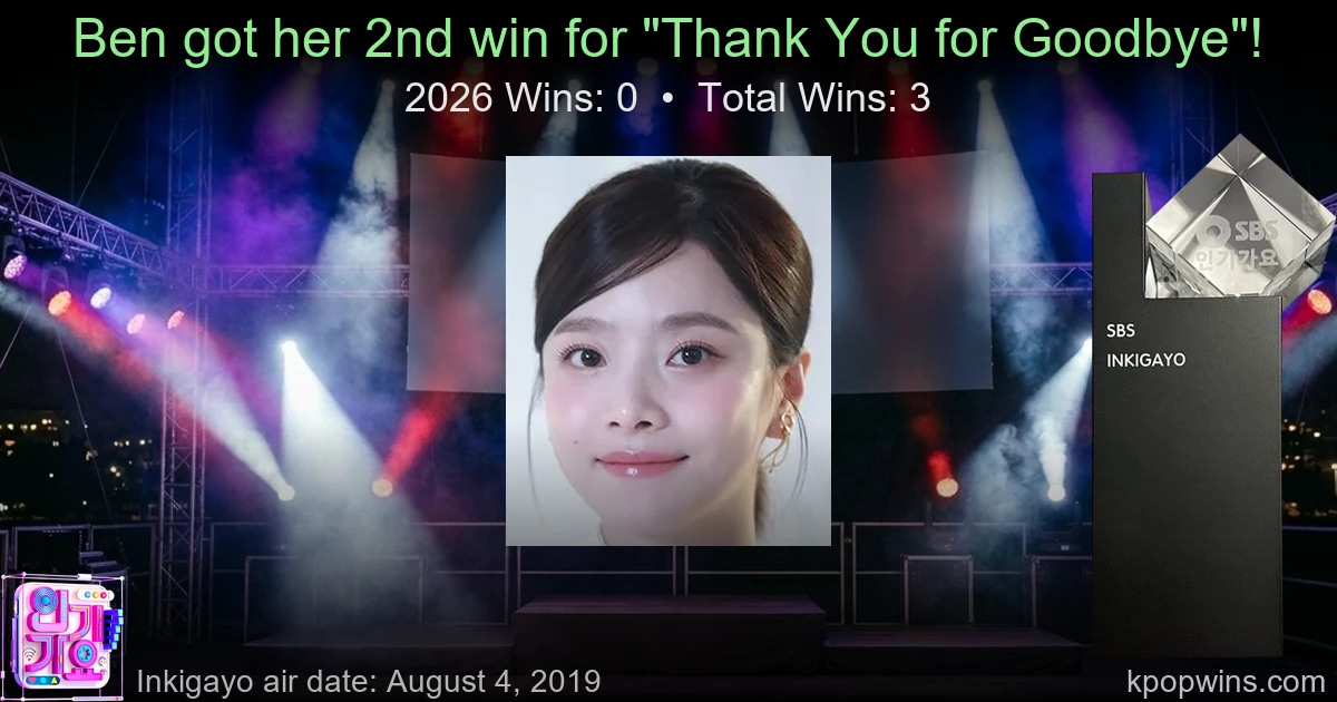 Ben - Thank You for Goodbye